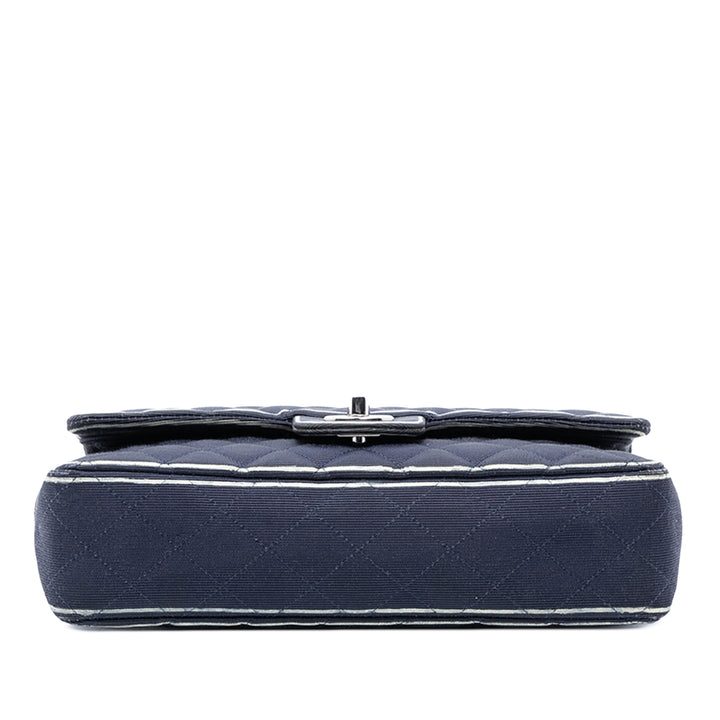 Chanel Medium Classic Printed Grosgrain Double rabat – GABY PARIS Authentique