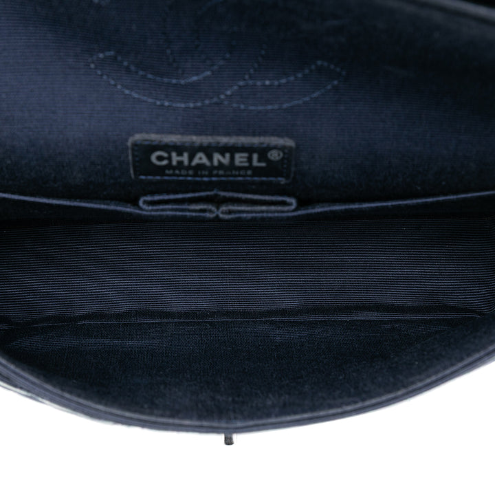 Chanel Medium Classic Printed Grosgrain Double rabat – GABY PARIS Authentique