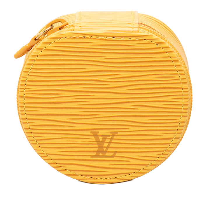 Louis Vuitton Ecrin Bijoux Travel Jewelry Étui Épi Jaune – vue principale – GABY PARIS