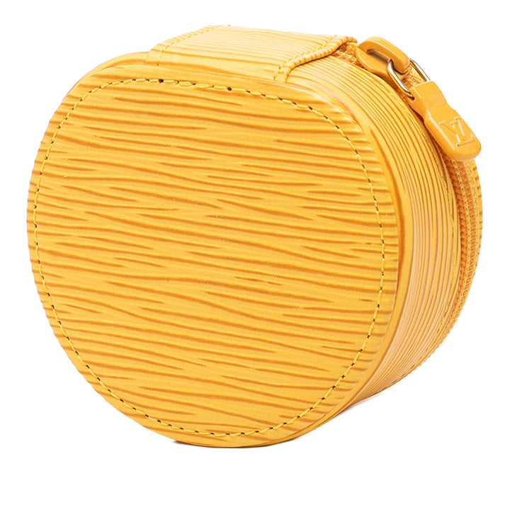 Louis Vuitton Ecrin Bijoux Travel Jewelry Étui Épi Jaune – vue 2 – GABY PARIS