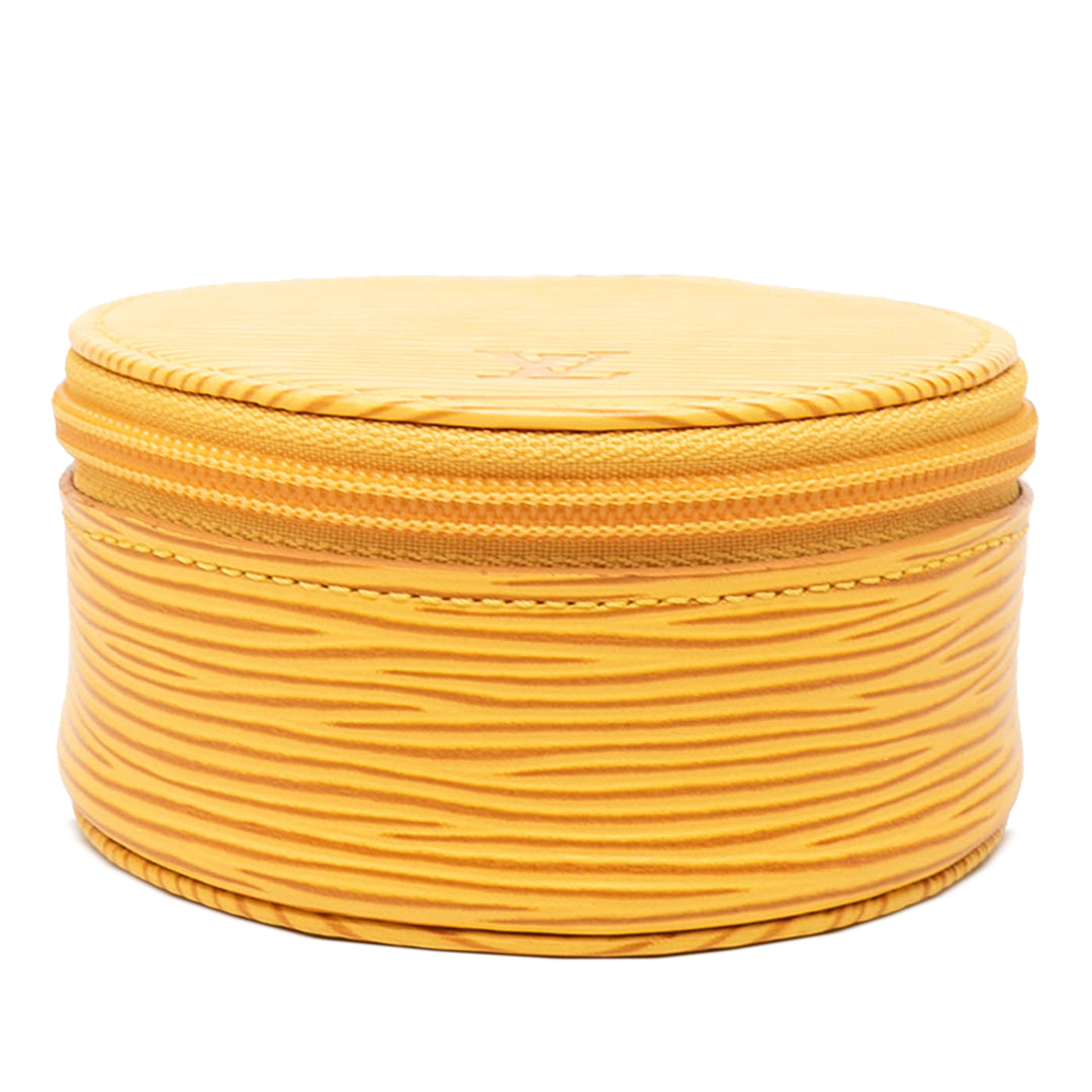Louis Vuitton Ecrin Bijoux Travel Jewelry Étui Épi Jaune – vue 3 – GABY PARIS