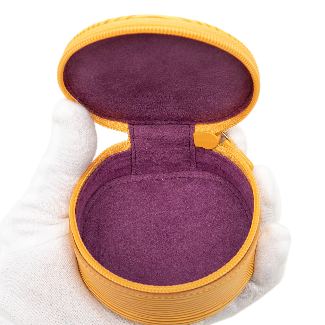 Louis Vuitton Ecrin Bijoux Travel Jewelry Étui Épi Jaune – vue 4 – GABY PARIS