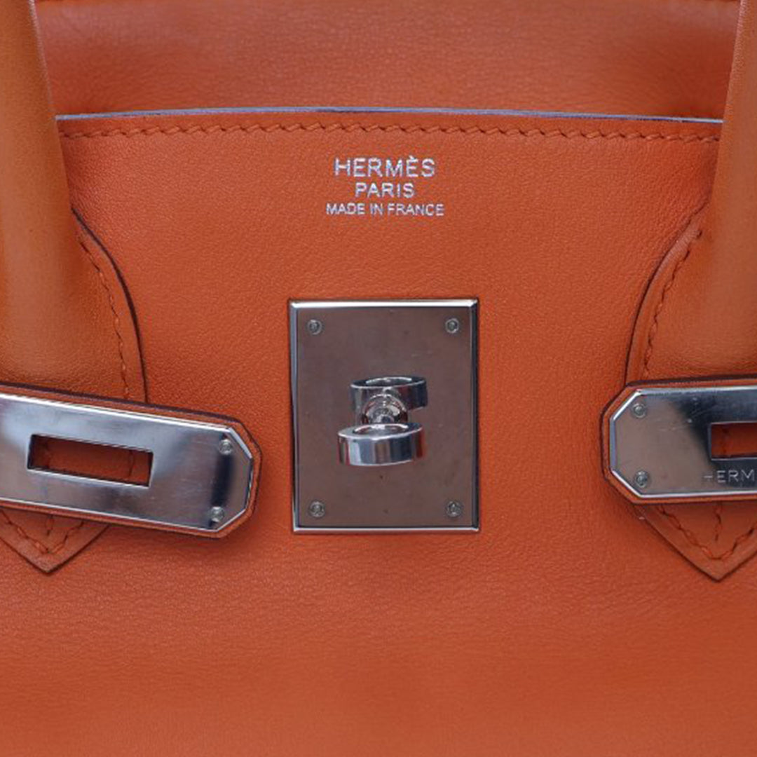 Hermès Swift Birkin Retourne 30 Orange – GABY PARIS Authentique