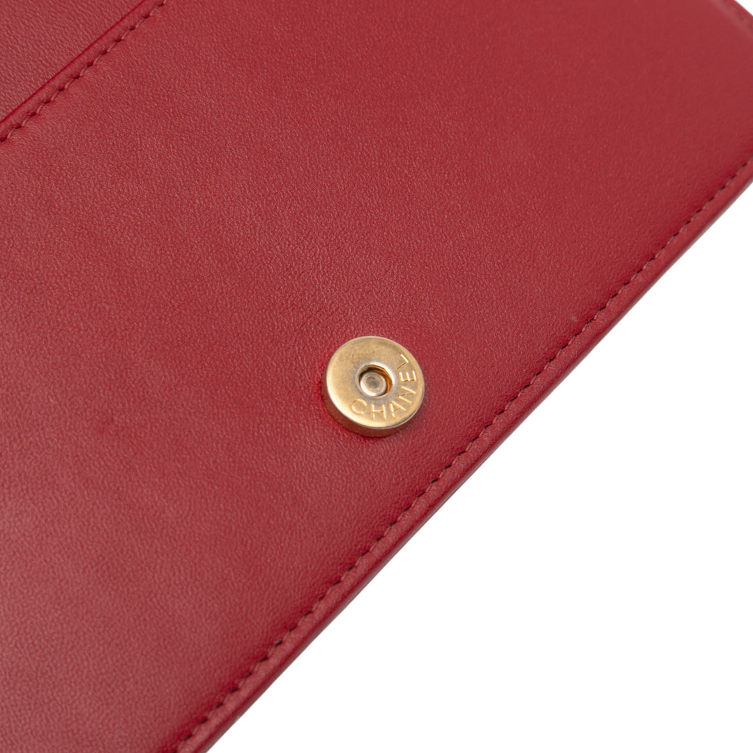Chanel CC Quilted Velours Wallet on Chain Rouge – GABY PARIS Authentique