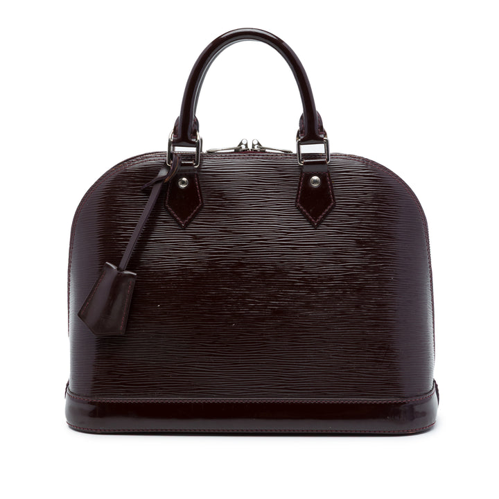Louis Vuitton Electric Alma PM Épi Violet – vue principale – GABY PARIS