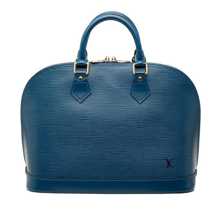 Louis Vuitton Alma PM Épi Bleu