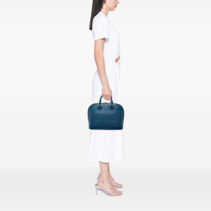 Louis Vuitton Alma PM Épi Bleu
