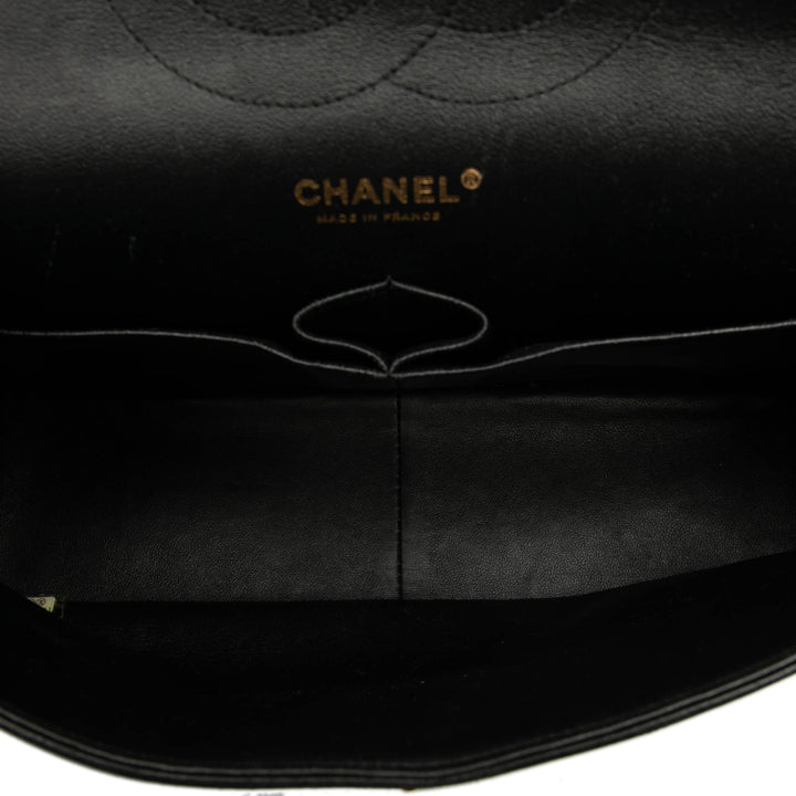 Chanel Jumbo Classic Chevron Cuir d’agneau Double rabat