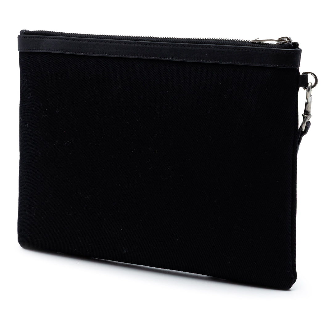 Saint Laurent Toile Rive Gauche Pochette