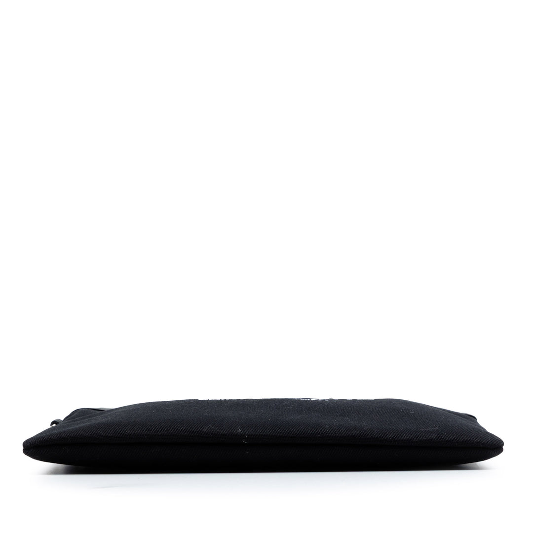 Saint Laurent Toile Rive Gauche Pochette