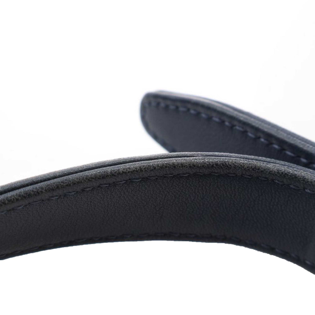 Bicolor Satin Diamond Stitch Wallet On Chain Black - Gaby Paris