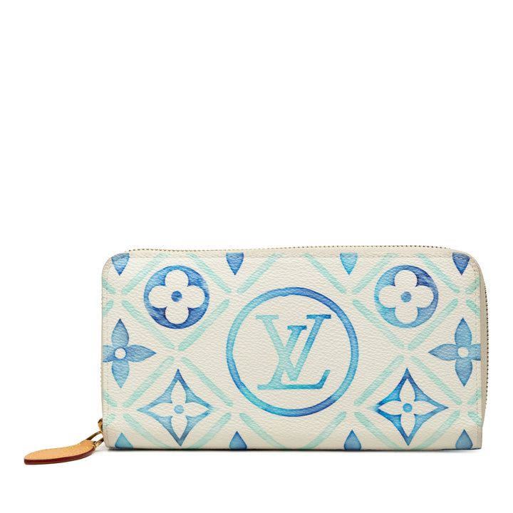 Tiles By The Pool Zippy Portefeuille Monogram Bleu