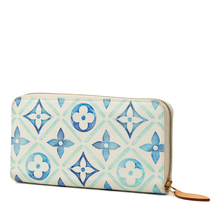 Tiles By The Pool Zippy Portefeuille Monogram Bleu