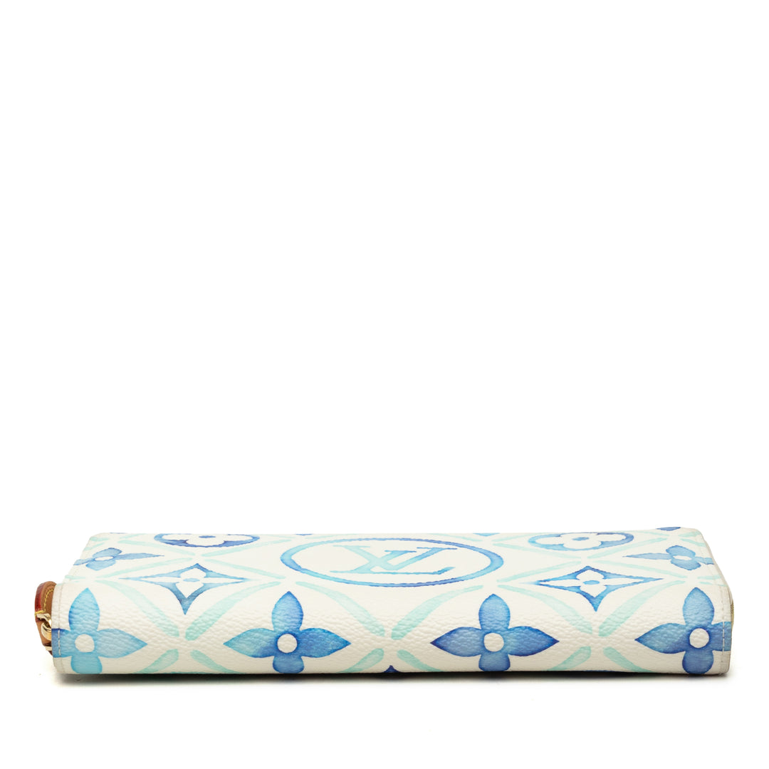 Tiles By The Pool Zippy Portefeuille Monogram Bleu