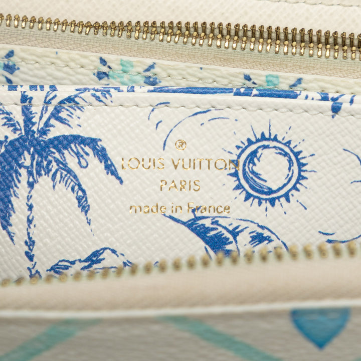 Tiles By The Pool Zippy Portefeuille Monogram Bleu
