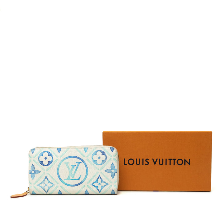 Tiles By The Pool Zippy Portefeuille Monogram Bleu