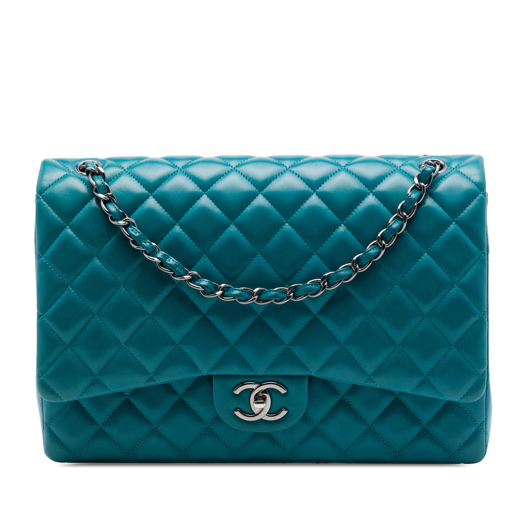 Chanel Maxi Classic Cuir d’agneau Double rabat
