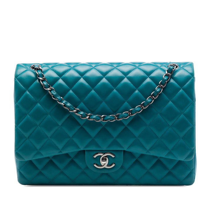 Chanel Maxi Classic Cuir d’agneau Double rabat