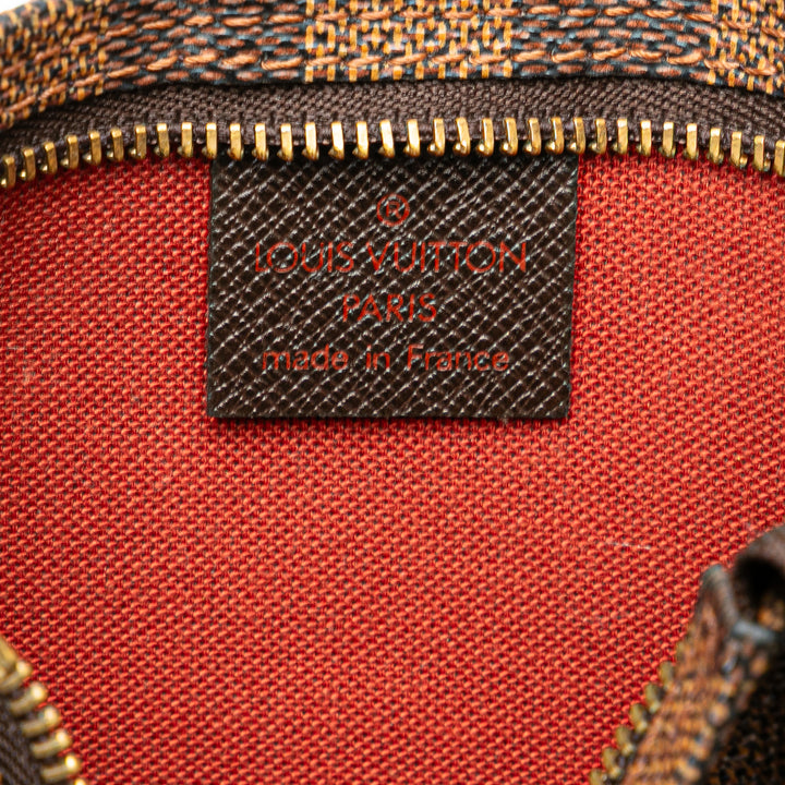 Damier Ebene Trousse Pochette Brown - Gaby Paris