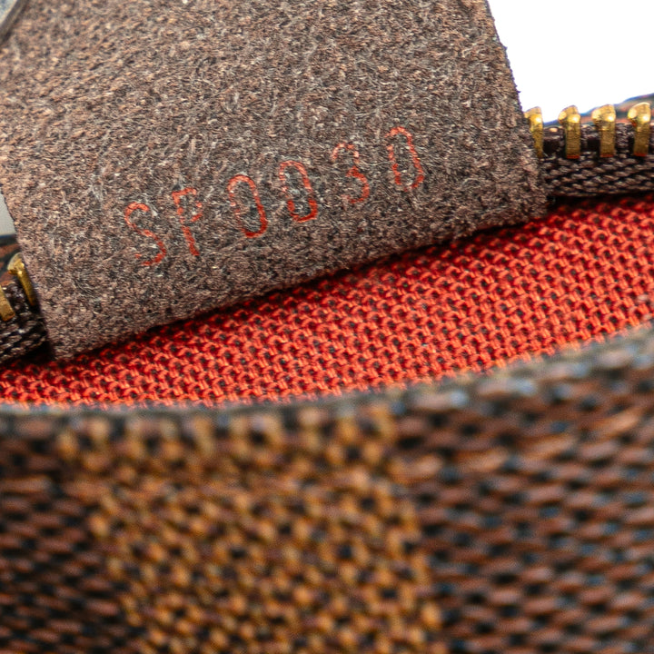 Damier Ebene Trousse Pochette Brown - Gaby Paris