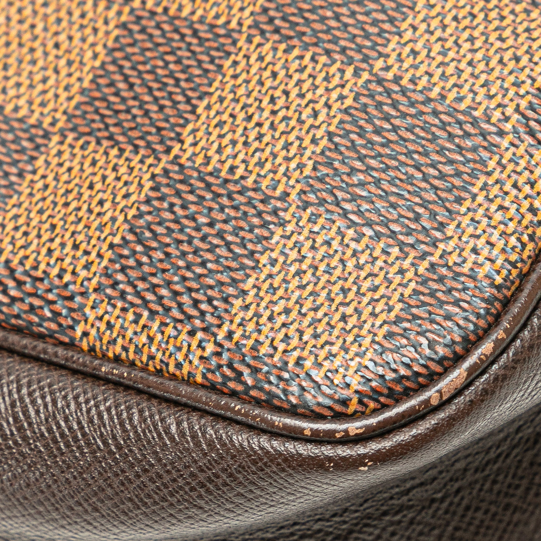 Damier Ebene Trousse Pochette Brown - Gaby Paris