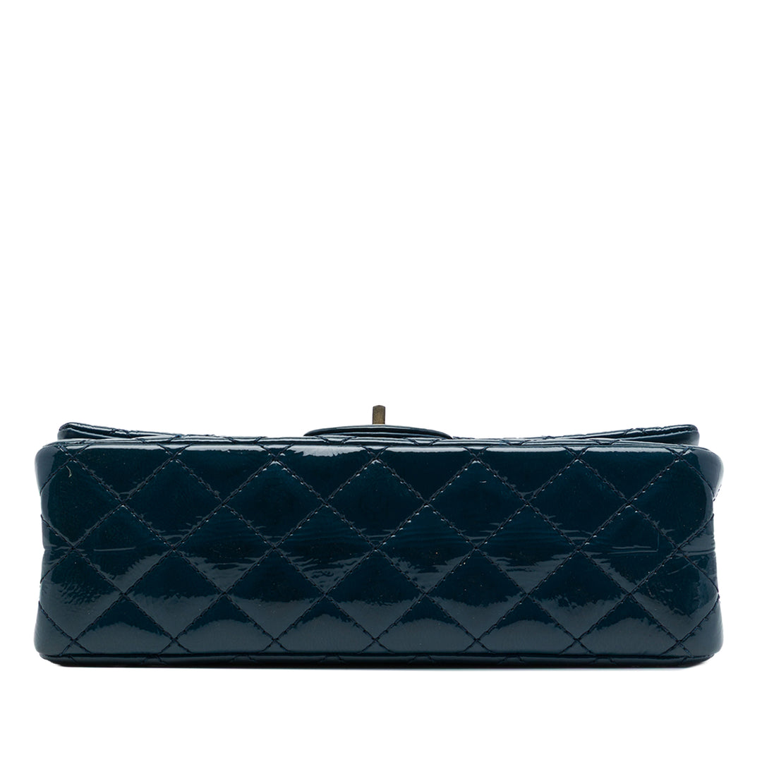 Matelassé Reissue 2.55 Double rabat 225 Bleu