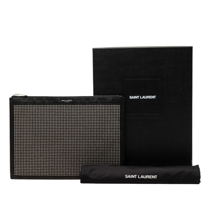Saint Laurent clouté Cuir Pochette