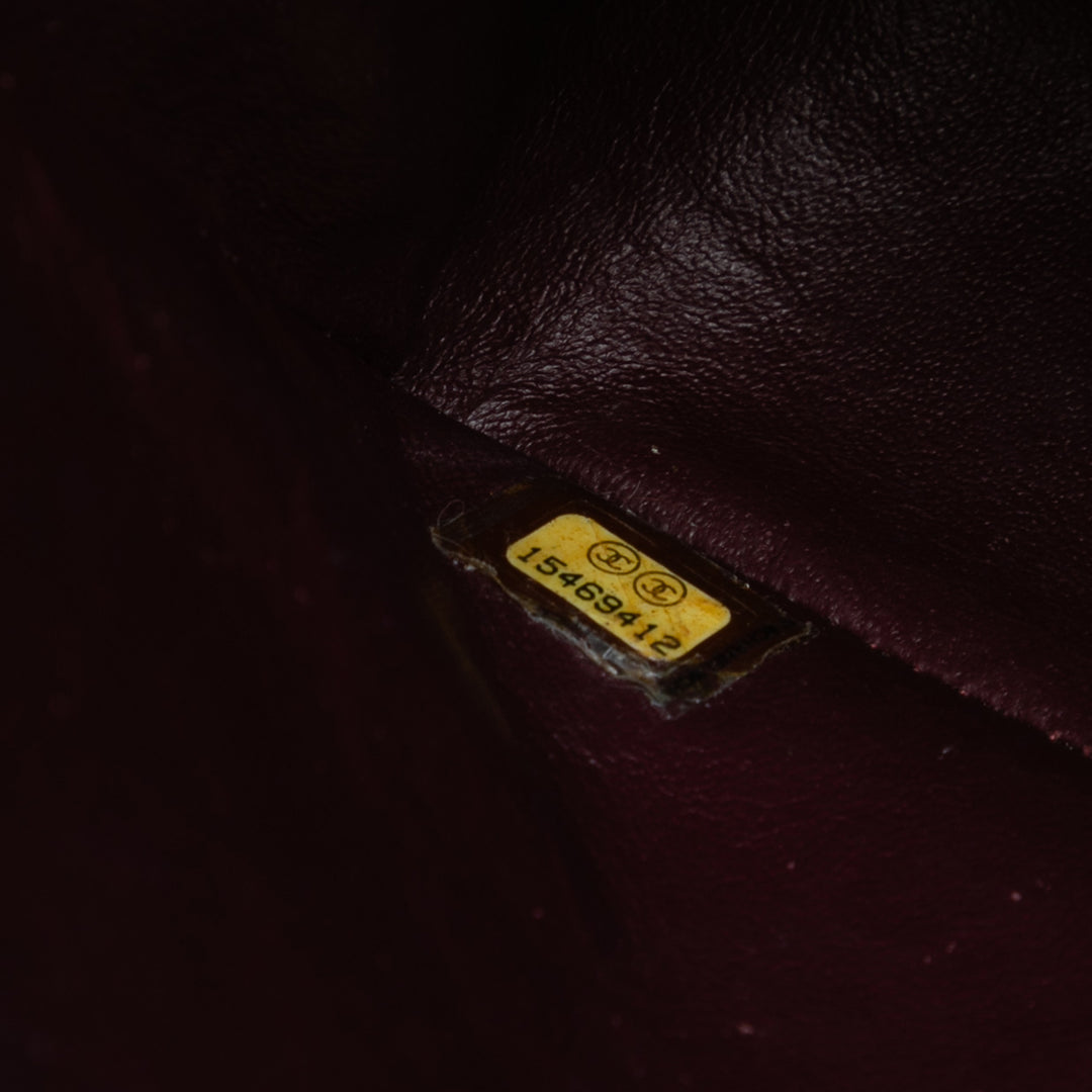 Chanel Medium Classic Cuir d’agneau Double rabat Noir