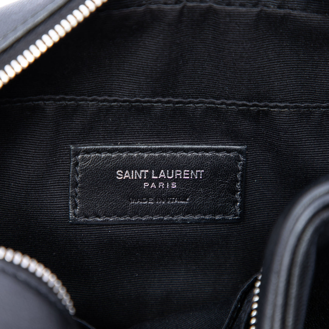 Saint Laurent Cuir d’agneau Monogram Lou Pompon Sac ceinture