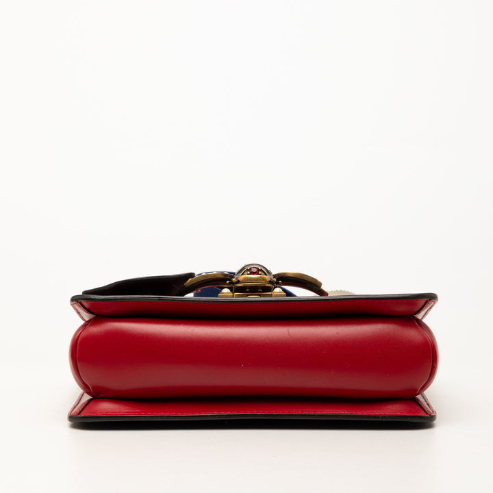 Gucci Medium Cuir de veau Queen Margaret à rabat Sac bandoulière Multi