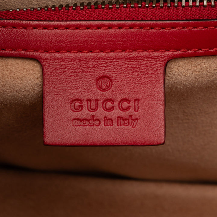 Gucci Medium Cuir de veau Queen Margaret à rabat Sac bandoulière Multi