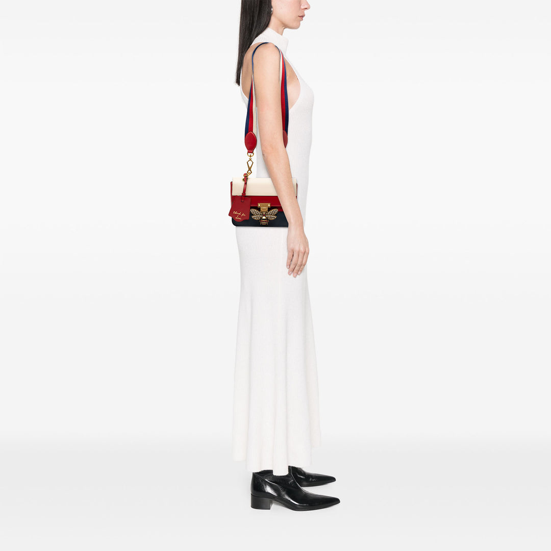Gucci Medium Cuir de veau Queen Margaret à rabat Sac bandoulière Multi