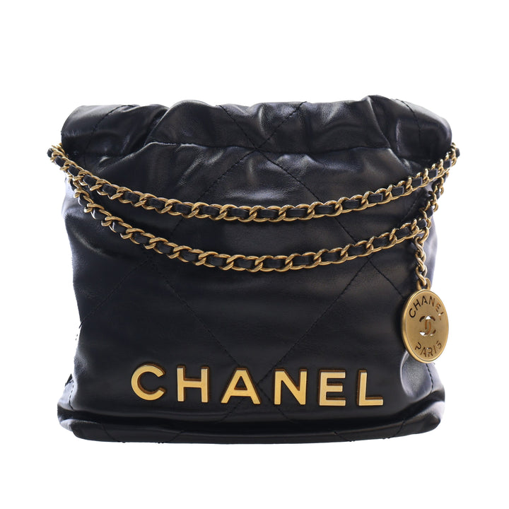 Chanel Mini brillant Cuir de veau 22 Sac à main