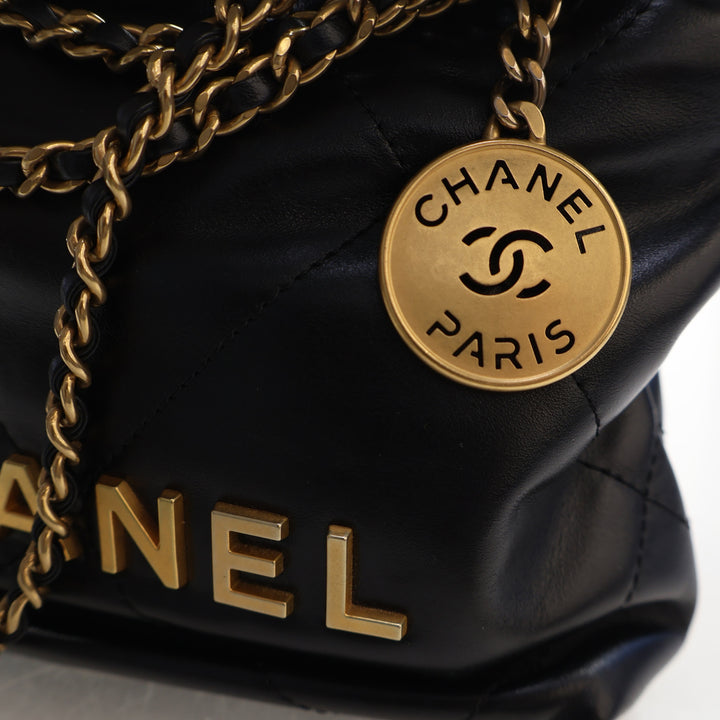Chanel Mini brillant Cuir de veau 22 Sac à main