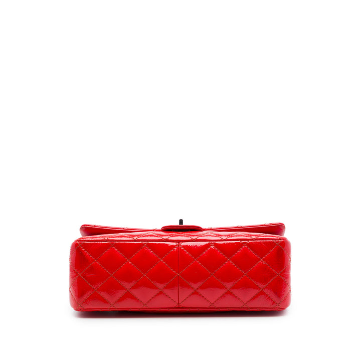 Chanel Matelassé froissé Cuir verni Reissue 2.55 Double rabat 226