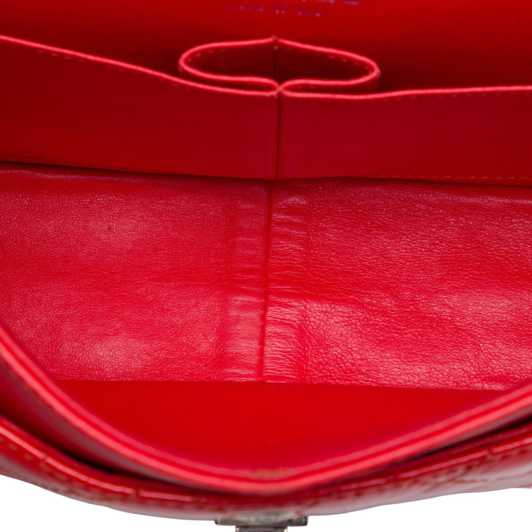 Chanel Matelassé froissé Cuir verni Reissue 2.55 Double rabat 226