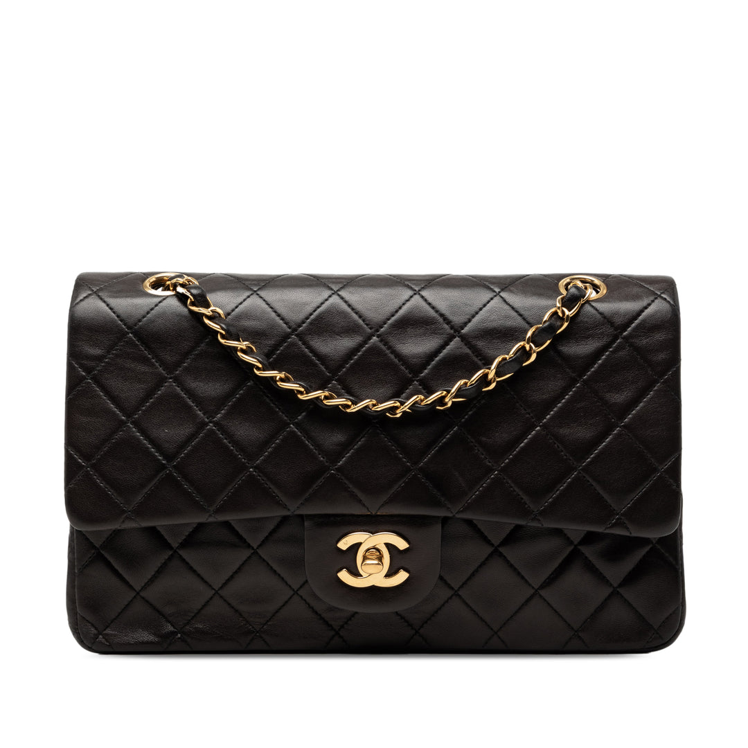 Chanel Medium Classic Cuir d’agneau Double rabat