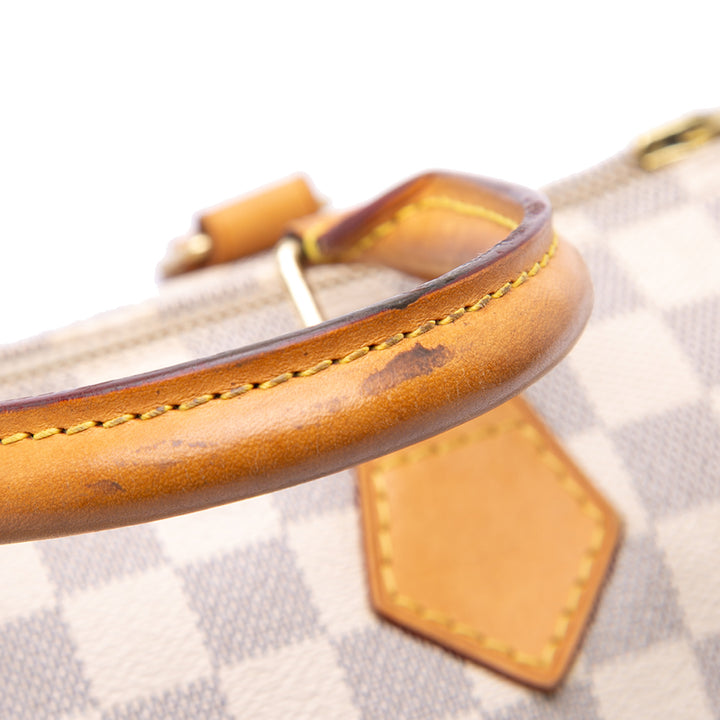 Damier Azur Speedy 25 White - Gaby Paris