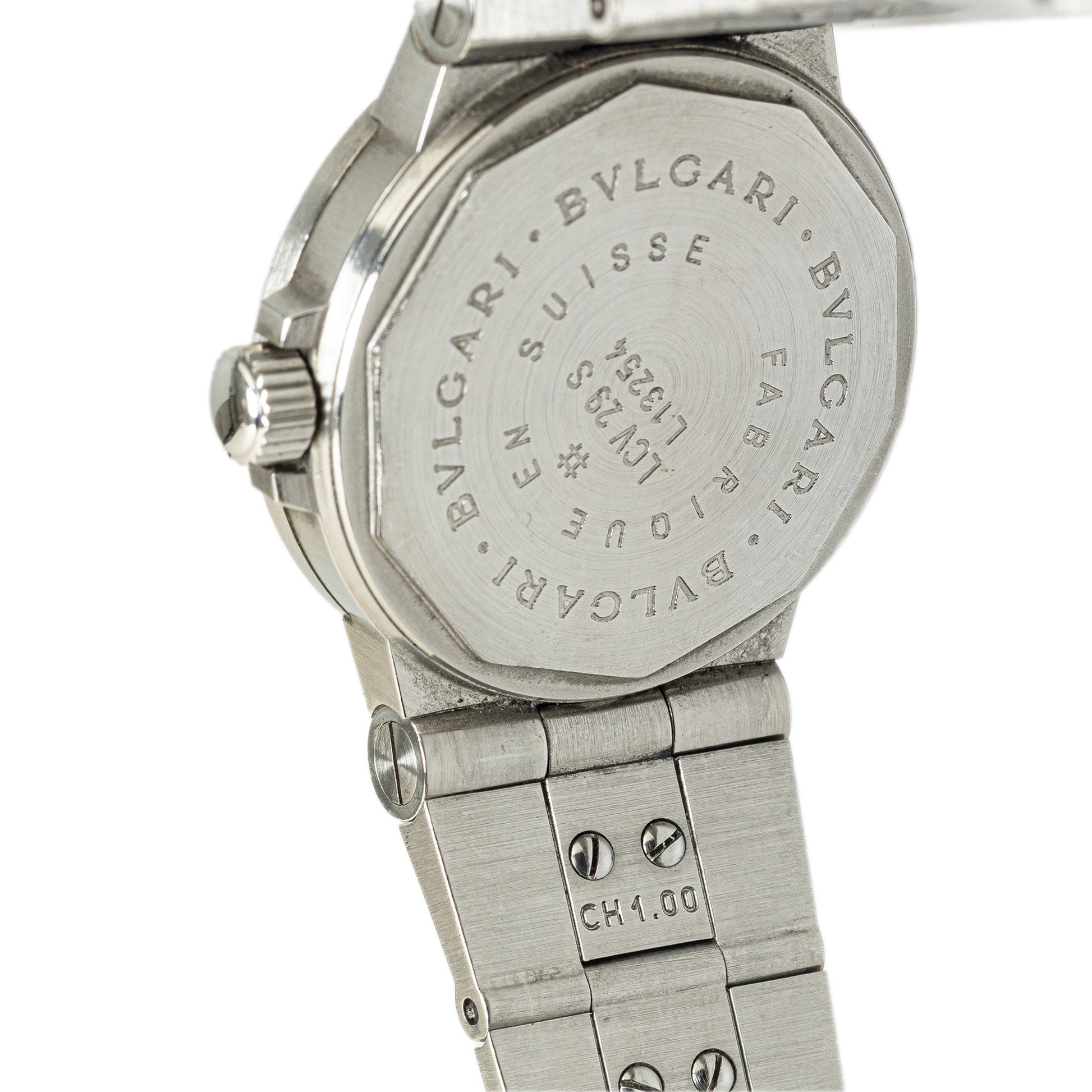 Automatic Stainless Steel Diagono Watch Silver - Gaby Paris