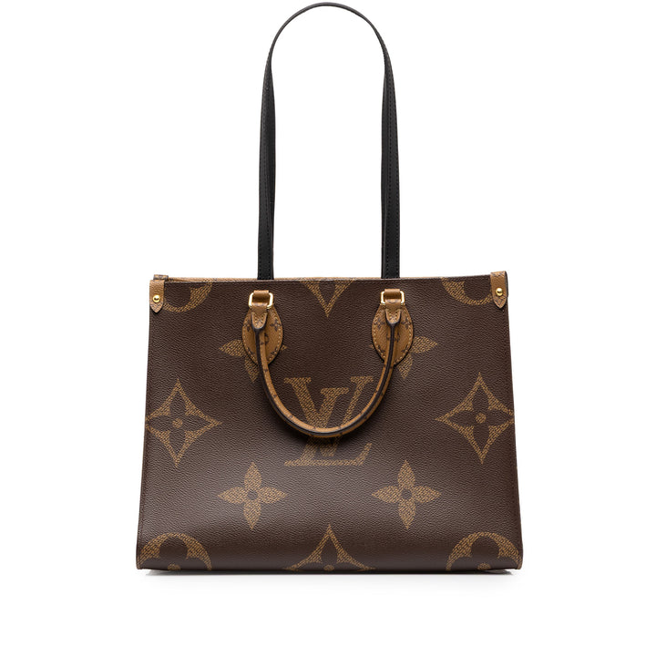 Louis Vuitton Giant OnTheGo MM Monogram Reverse Marron