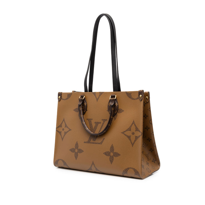 Louis Vuitton Giant OnTheGo MM Monogram Reverse Marron