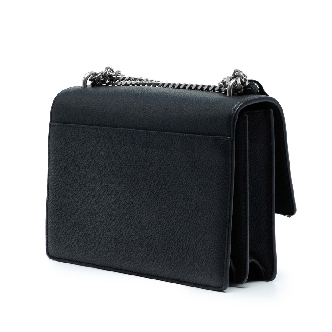 Saint Laurent Medium Grained Cuir de veau Monogram Sunset Sac porté croisé Noir – GABY PARIS Authentique
