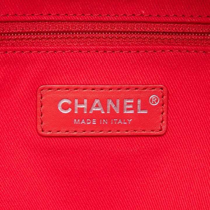 Chanel Matelassé Poche avant Fringe Sac à dos Rouge