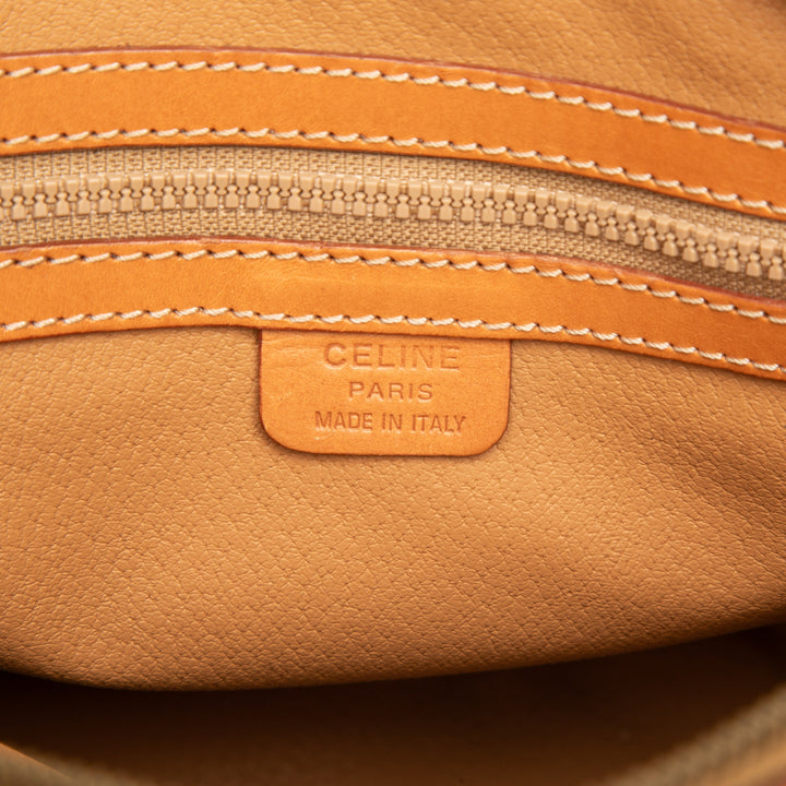Celine Macadam Sac Toile enduite Marron – vue 5 – GABY PARIS