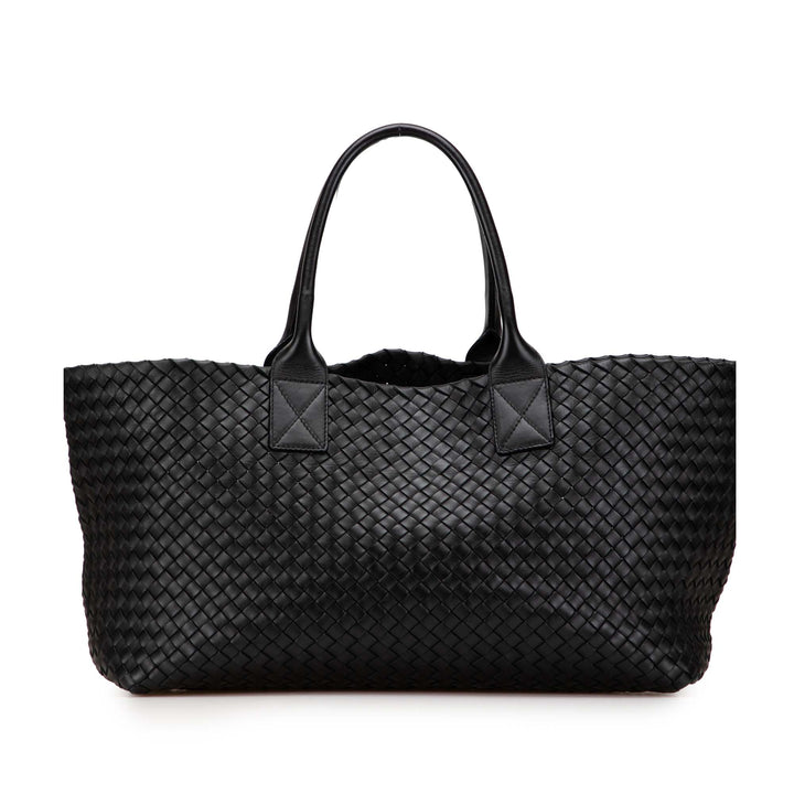 Bottega Veneta Medium Cuir d’agneau Intreccio Cabat Cabas