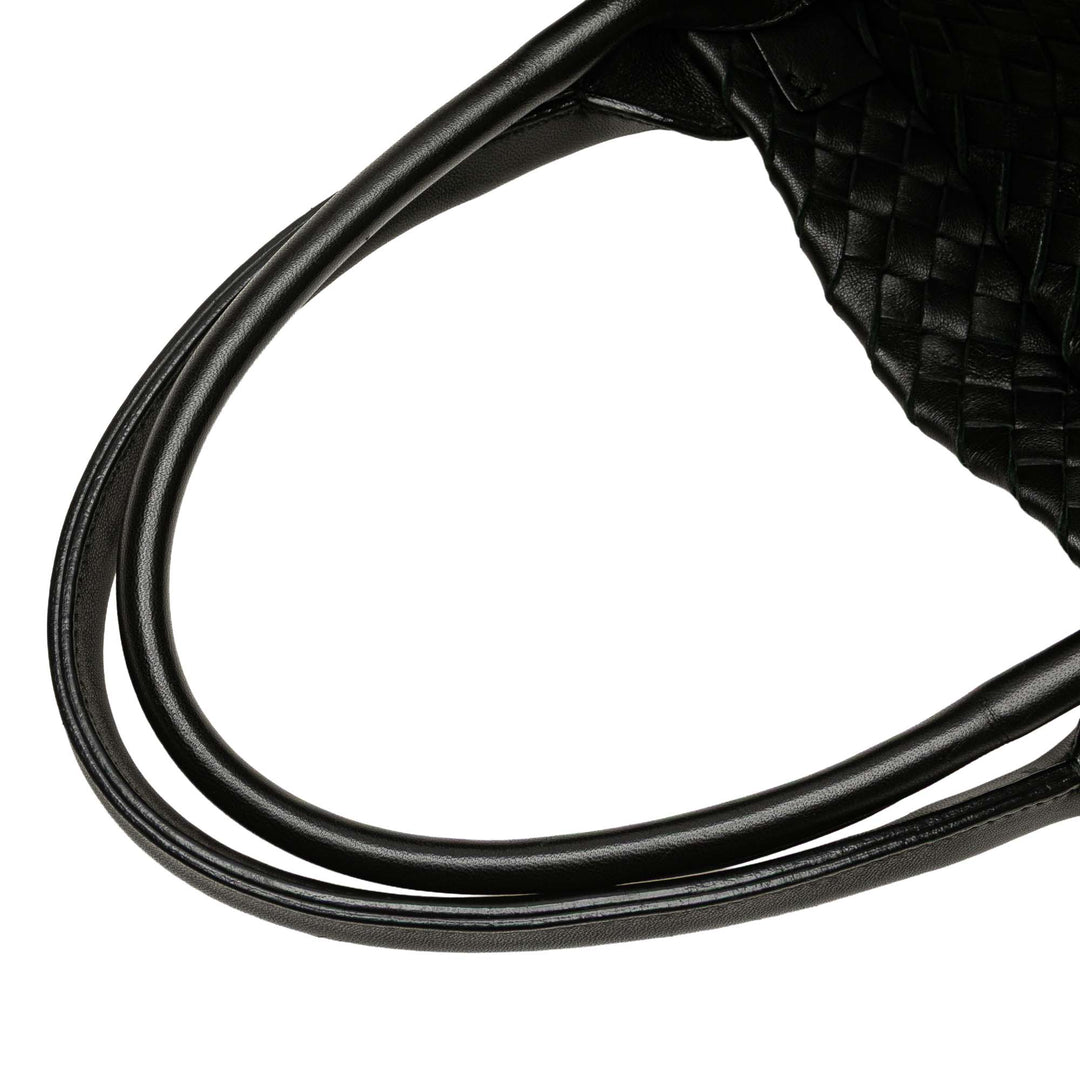 Bottega Veneta Medium Cuir d’agneau Intreccio Cabat Cabas