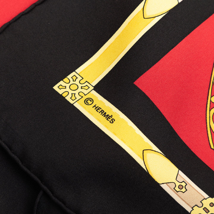 Les Muserolles Foulard 90 Noir