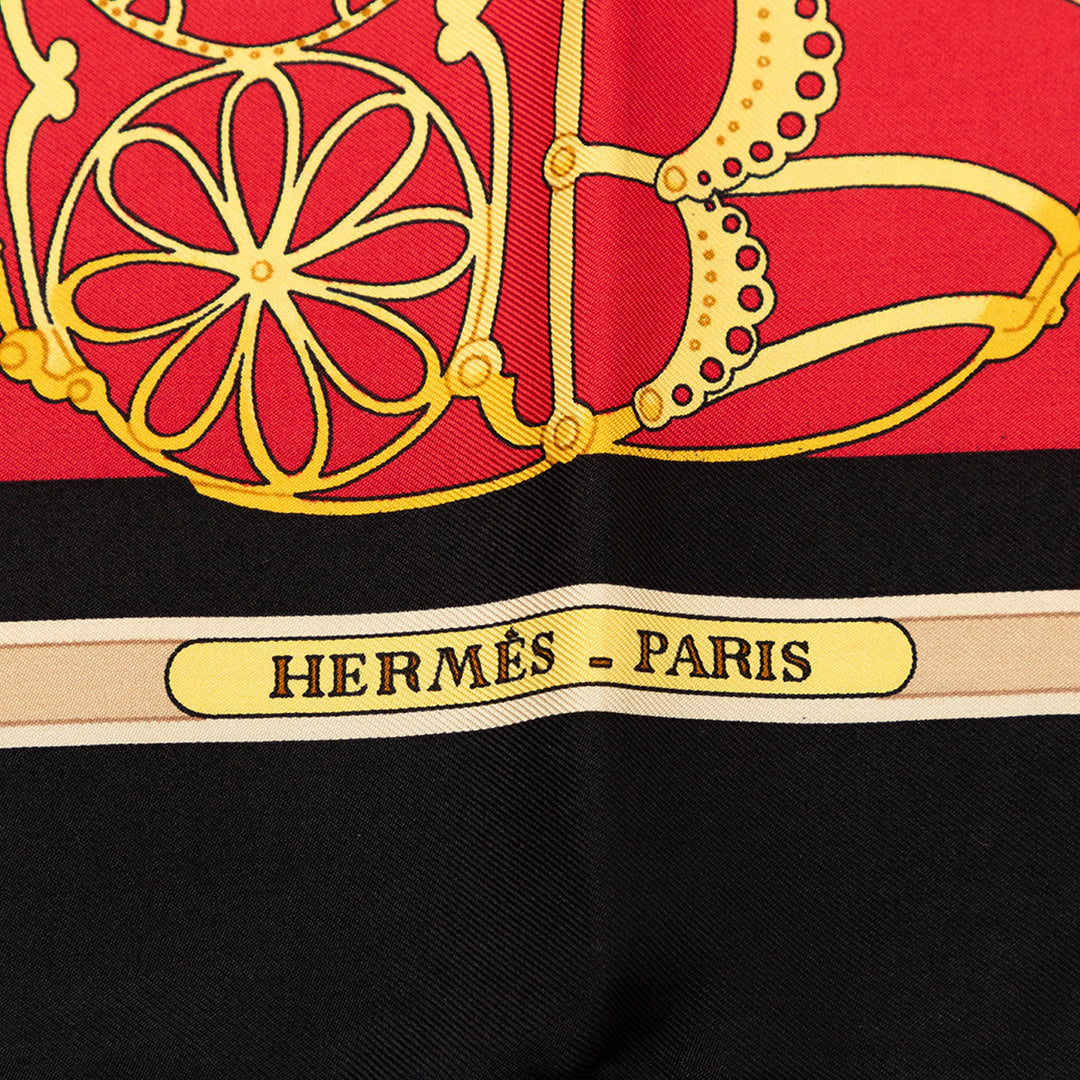 Les Muserolles Foulard 90 Noir