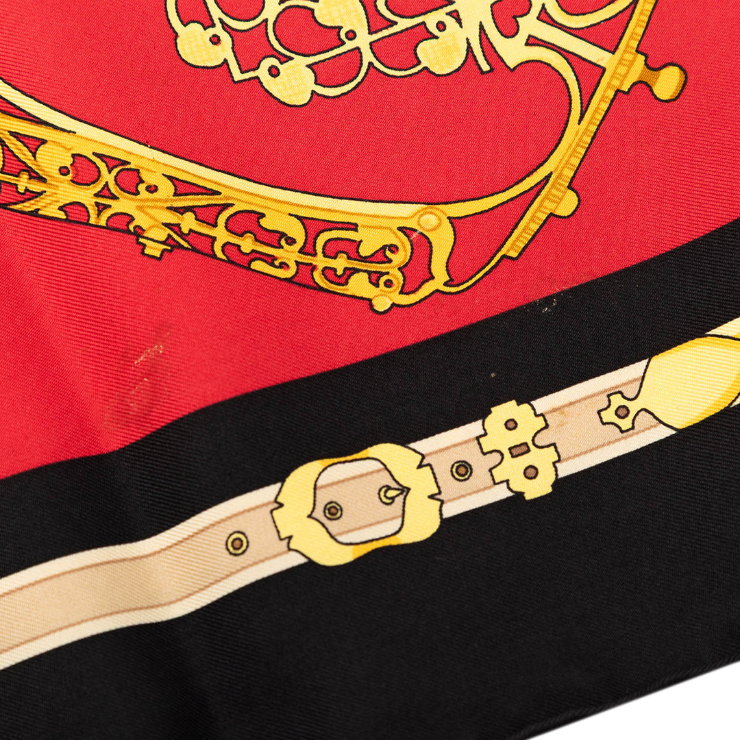 Les Muserolles Foulard 90 Noir