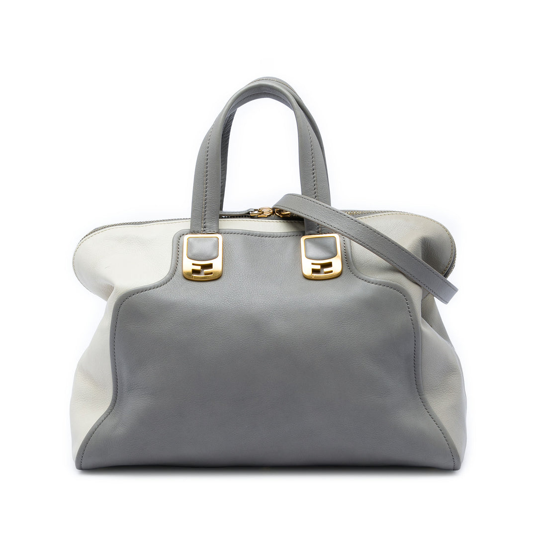 Fendi Large Cuir Colorblock Chameleon Sac